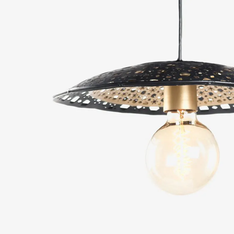 Orange Tree Louvre Steel Ceiling Lamp Small media 3