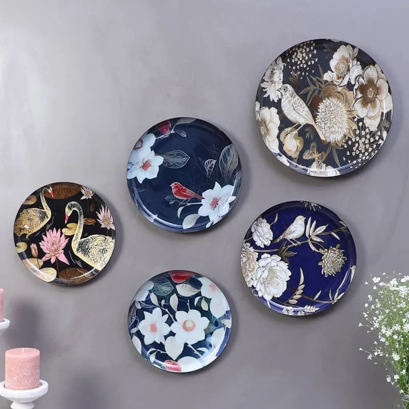 Bloom Chirp Wall Plate - Set Of Five media 1