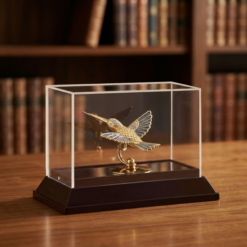 Golden Winged 24K Gold Plated Mild Steel Showpiece