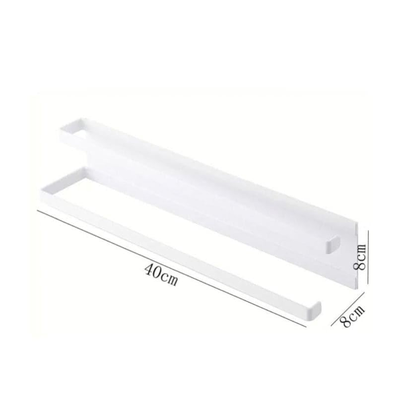 Rollon Magnetic Wall-Mount Tissue Holder - Sleek White Design media 8