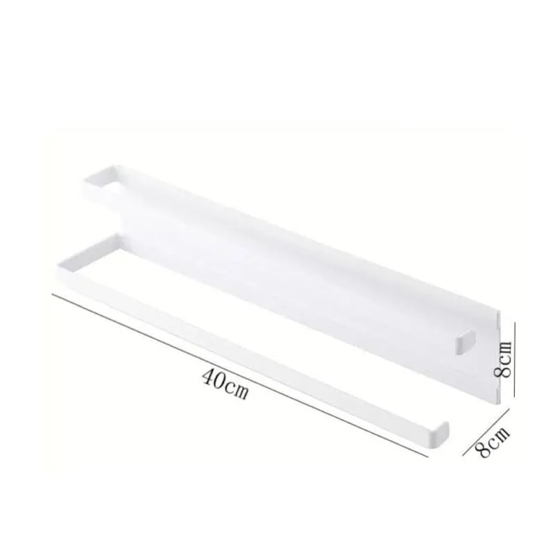 Rollon Magnetic Wall-Mount Tissue Holder - Sleek White Design media 8