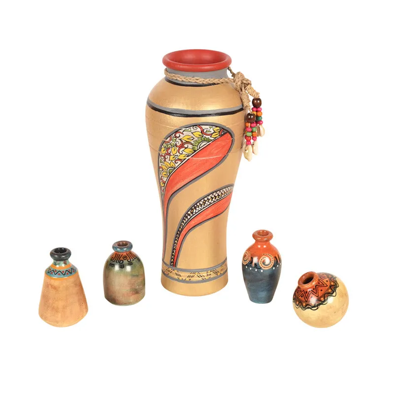 Kaishori Handcrafted Vase - Set of Five media 3