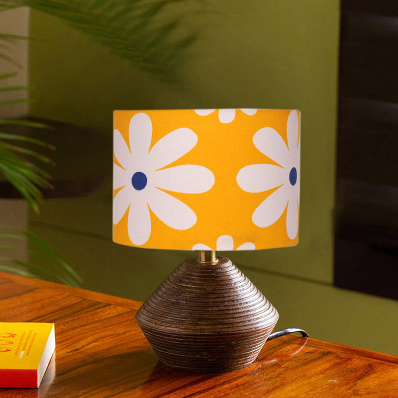 Yami Bloom Wooden Table Lamp - Multicolor