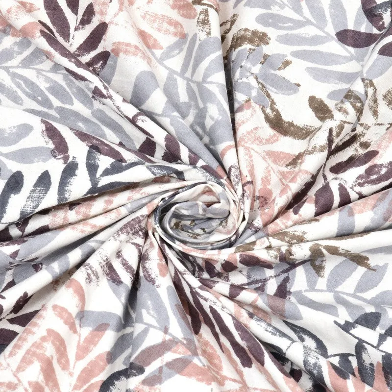 Loomio Cotton Bedsheet (Grey,Brown) - 240 TC media 6
