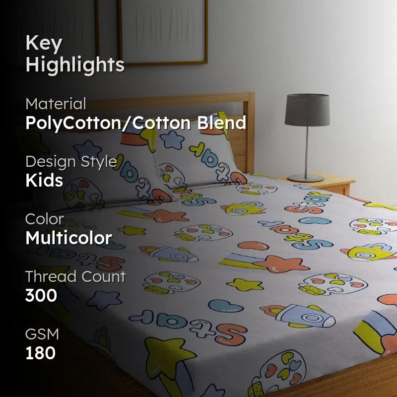Way To Stars Bedsheet - 180 GSM media 2