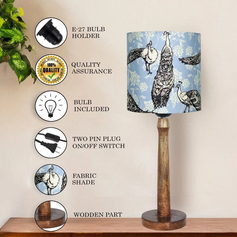 EverGlow Adjus Wooden Table Lamp - Multicolor media 6