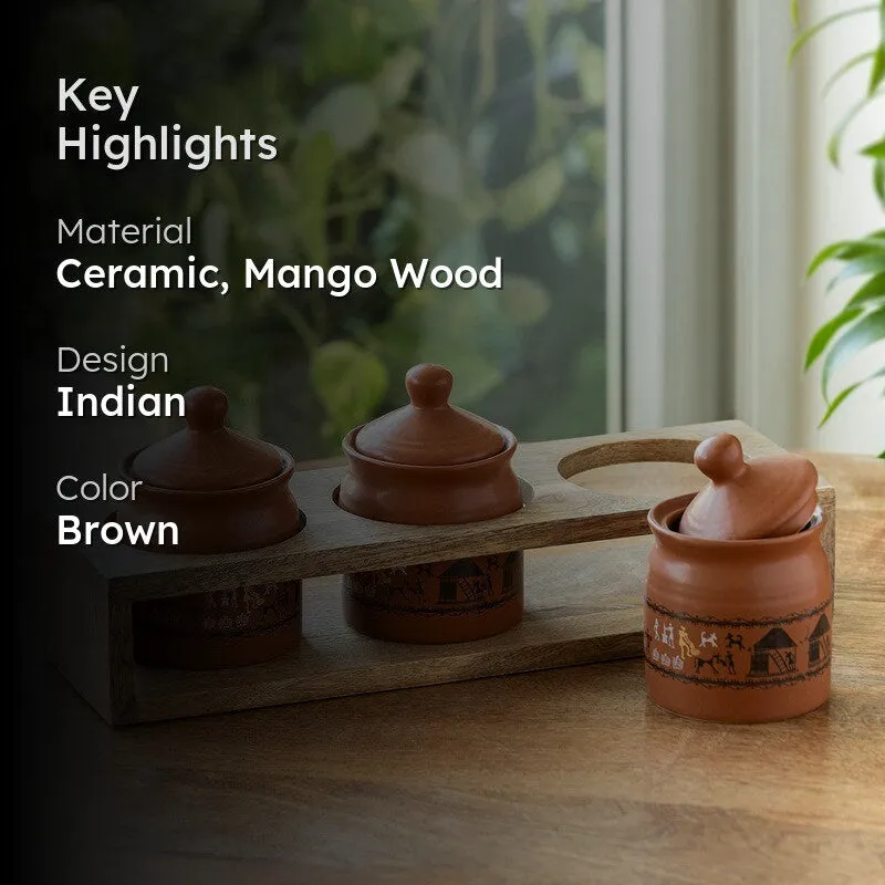 Myra Essence Ceramic Jar (250 mL) - Four Piece Set - 2
