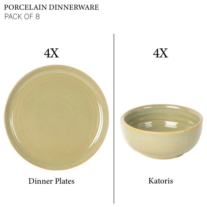 Estia Dinner Set (Olive Green) - 8 Piece Set media 4