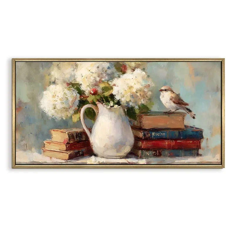 Botanical Charm Canvas Wall Painting With Frame media 3