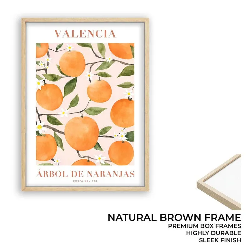 Citrus Serenade Archival Canvas Wall Art - Brown media 9