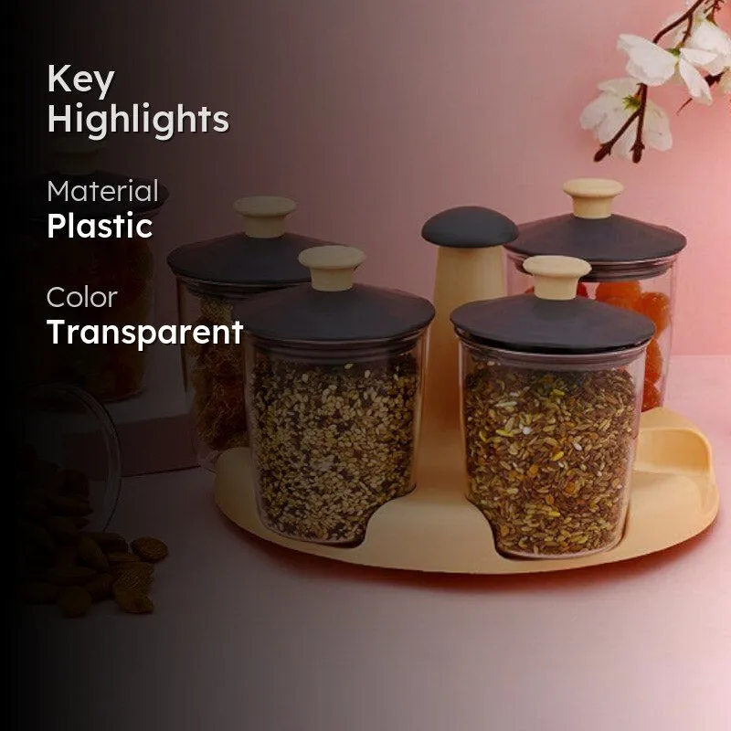 Smart Store Peach Jar (300 ML) - Set of Seven media 2