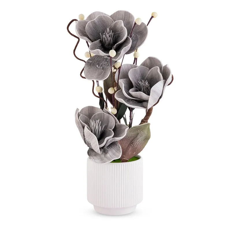 AarviDecor Ashen Bloom Foam Artificial Plants media 3
