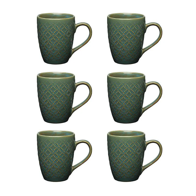 Bida Ceramic Tea Cup (250 mL Each) - Set of Six media 4