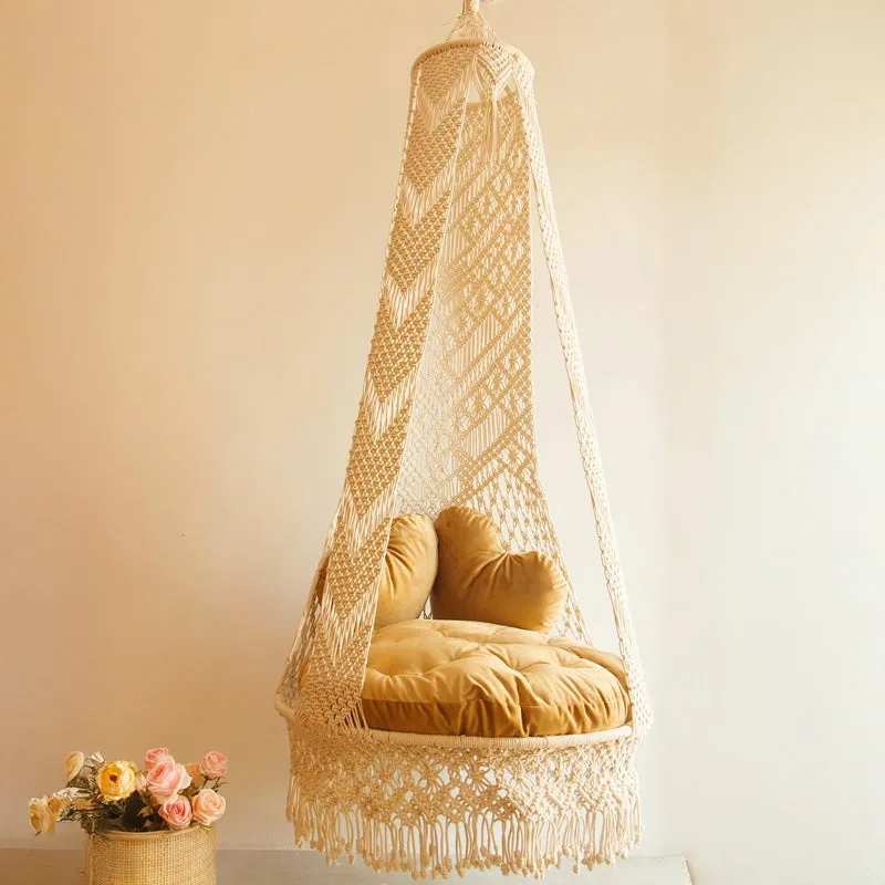 DreamWeave Macrame Swing Chair media 6