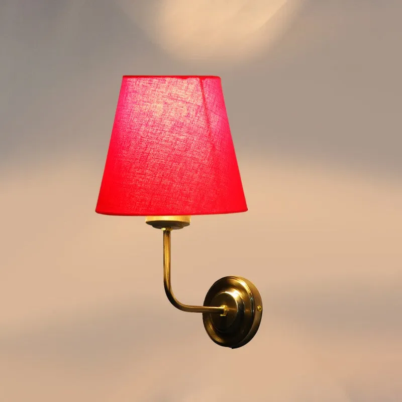 Lumoire Cone Metal Wall Lamp - Gold,Red media 6