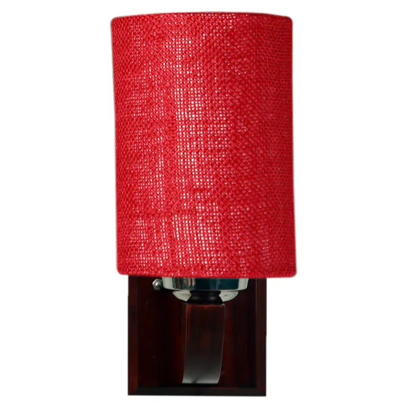 Aura Cylindrical Wooden Wall Lamp media 6