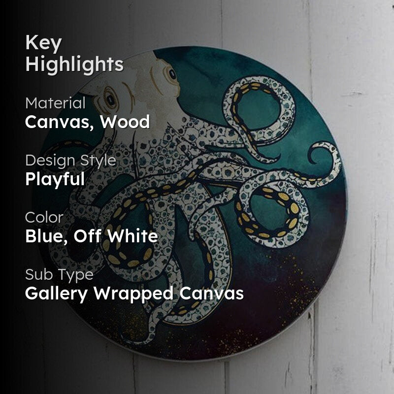 Aquatic Enigma Canvas Wall Art media 2