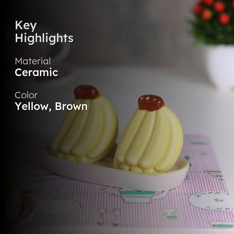 Banana Boast Salt And Pepper Shaker - Set Of Two media 2