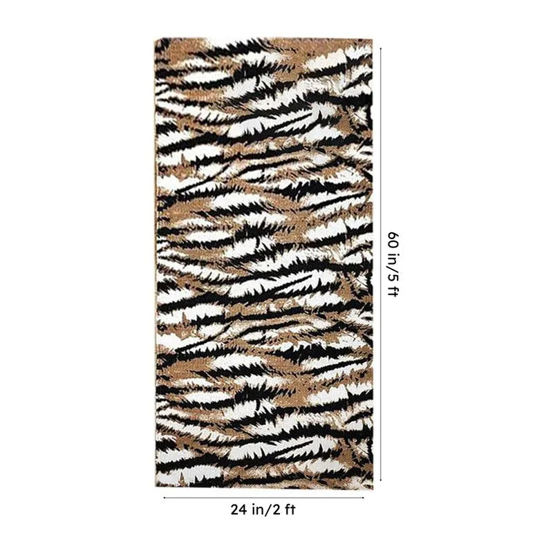 Leopard Stripe Cotton Runner Rug media 6