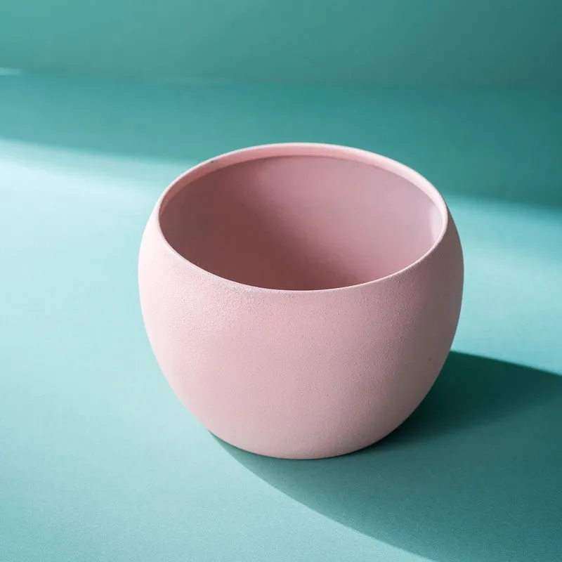 LeafNest Mild Steel Planter (Pink) - Set Of Three media 7