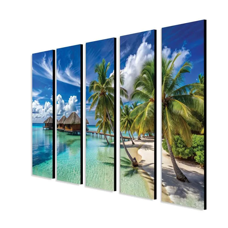 Mauritius Wall Painting - Set Of Five media 5