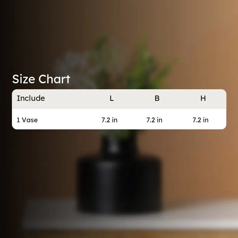 Kyoto Bloom Vase - Black media 8
