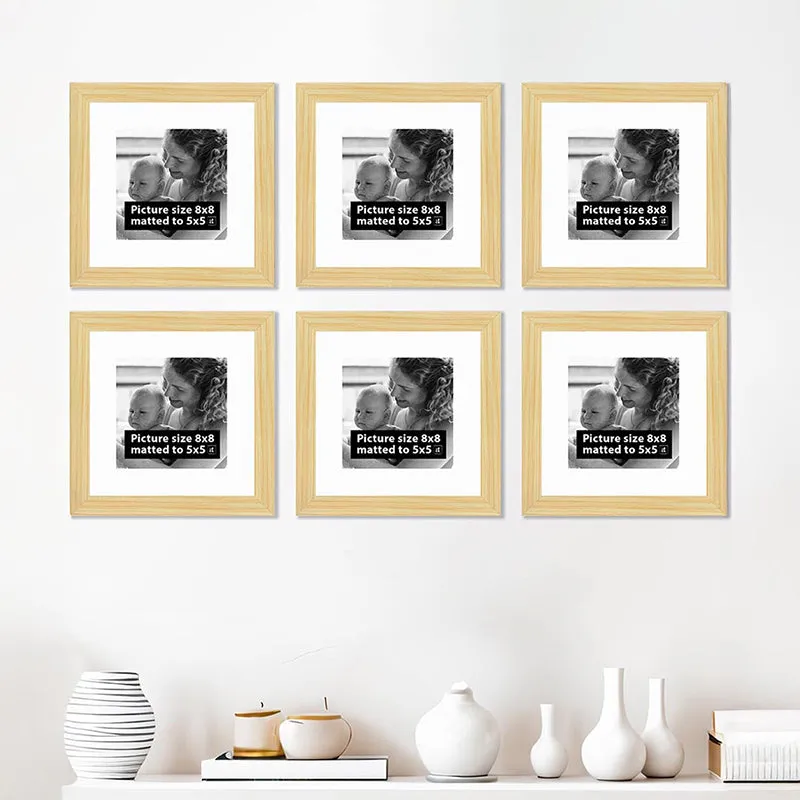 Willow Waves Photo Frame (Beige) - Set Of Six media 1