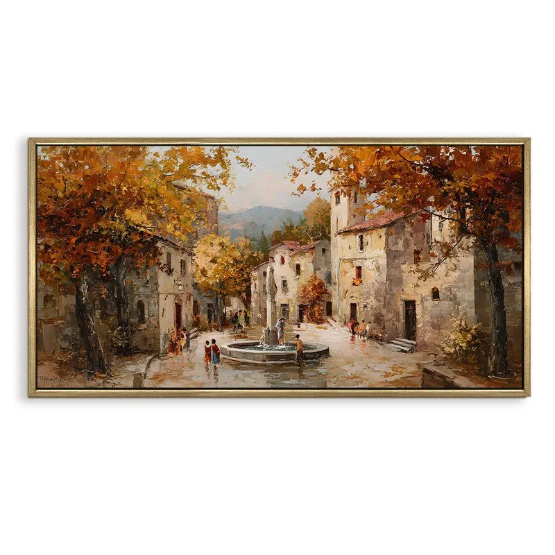 Timeworn Canvas Wall Painting With Frame media 3