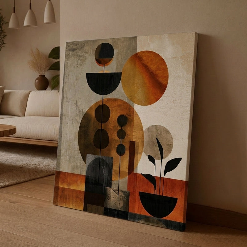 GeoCircula Canvas Wall Art