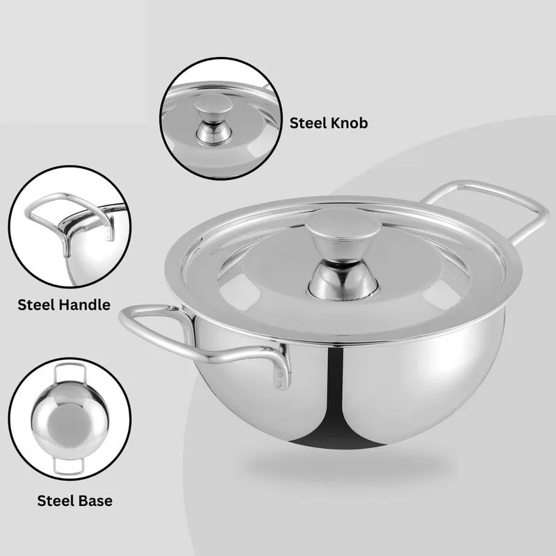 Kraft Zestique Serving Bowls ( 1500 Ml, 1300 Ml,840 Ml) - Set Of Three media 9