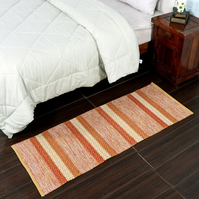 Runelle Cotton Runner Rug - Orange media 3