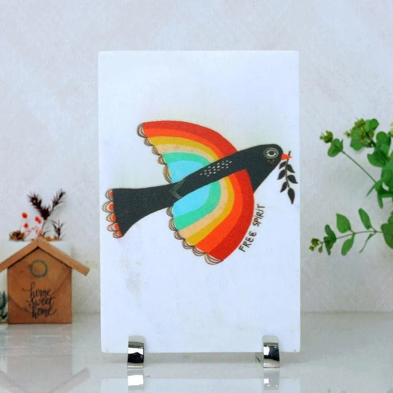 Rainbow Bird Table Accent media 1