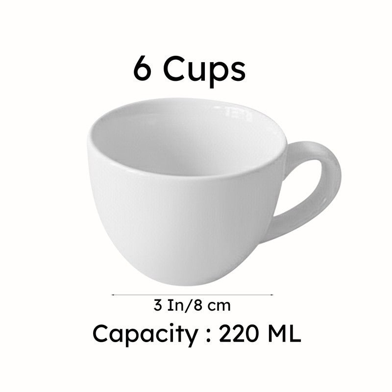 White Dew Tea Cup- Set of Six media 4