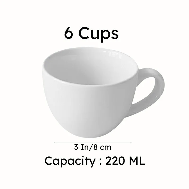 White Dew Tea Cup- Set of Six media 4