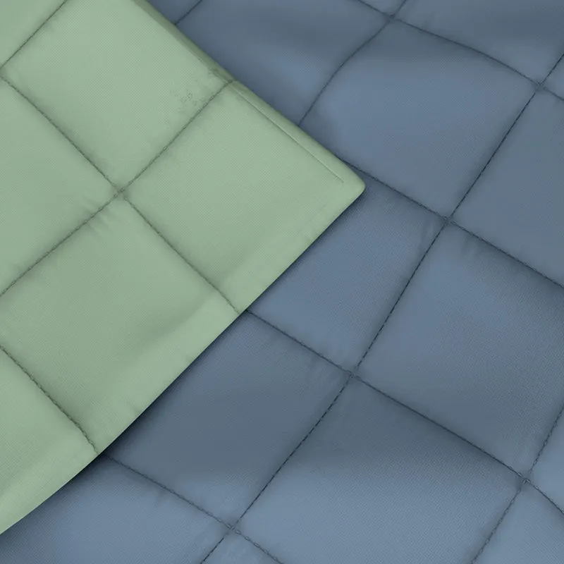 Herbert Reversible Solid Comforter (Blue) - 120 GSM media 5