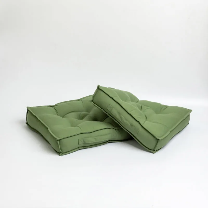 Tara Floor Cushion (Light Green) - Set Of Two media 5