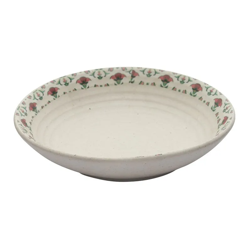 Rosette Multicolor Stoneware Snack Bowls - 1400 ML media 3