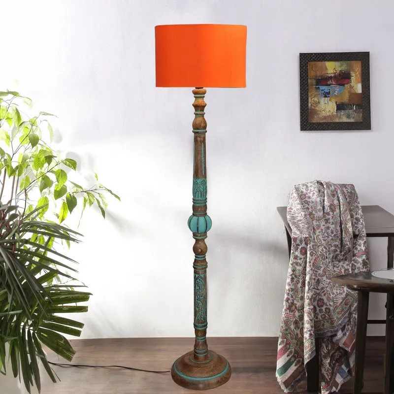 HaloCylinder Light Floor Lamp (Orange) media 2