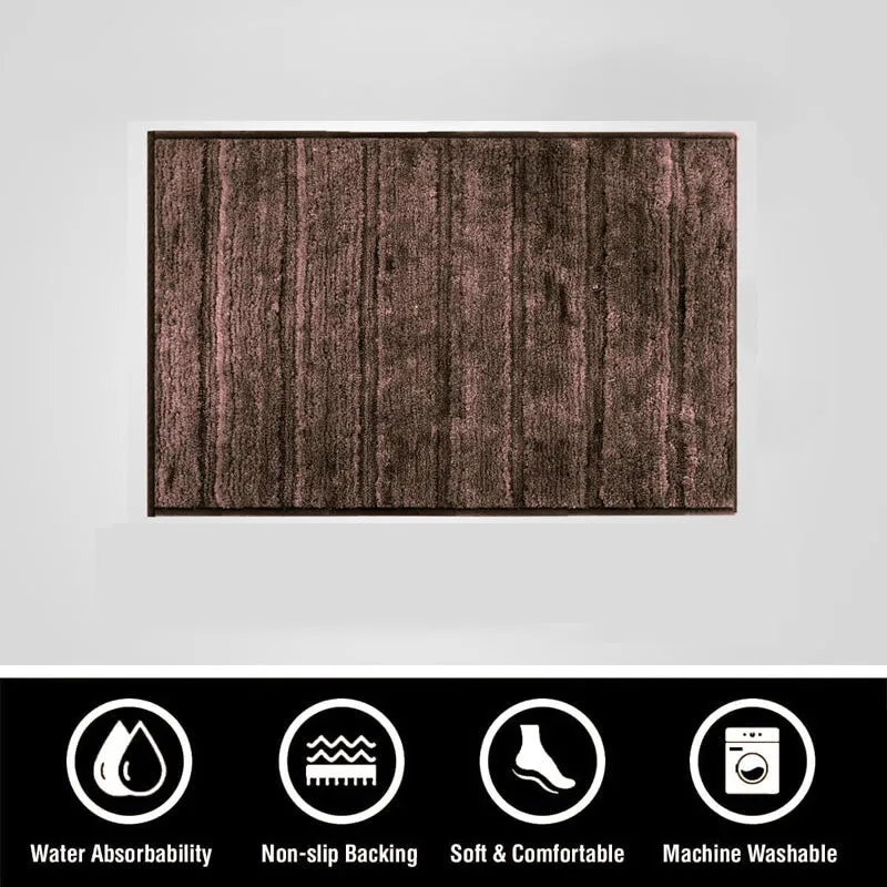 Toronto Touch Microfiber Bath Mat - Brown media 8