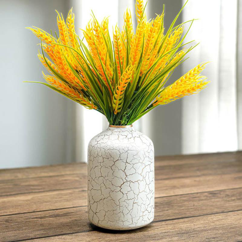 Rena Metal Bud Bottle Flower Vase - Off-white media 9