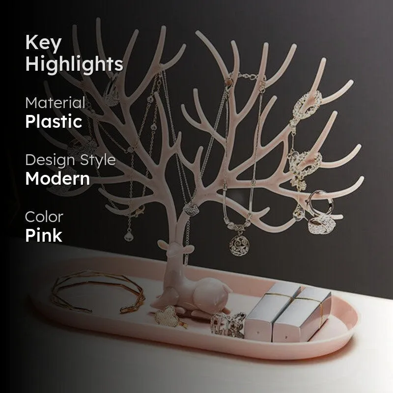 Autumn Tree Jewellery Organizer - Pink media 2