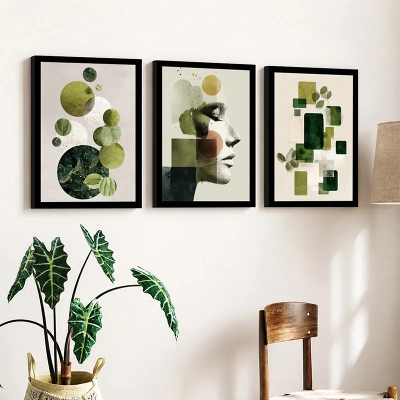 Nature Within Modern Wall Art - Set Of Three media 3