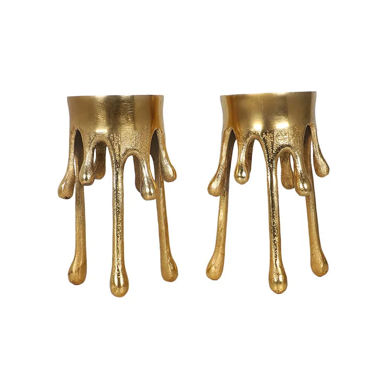 Midas Drip Candle Holder - Set Of Two media 6