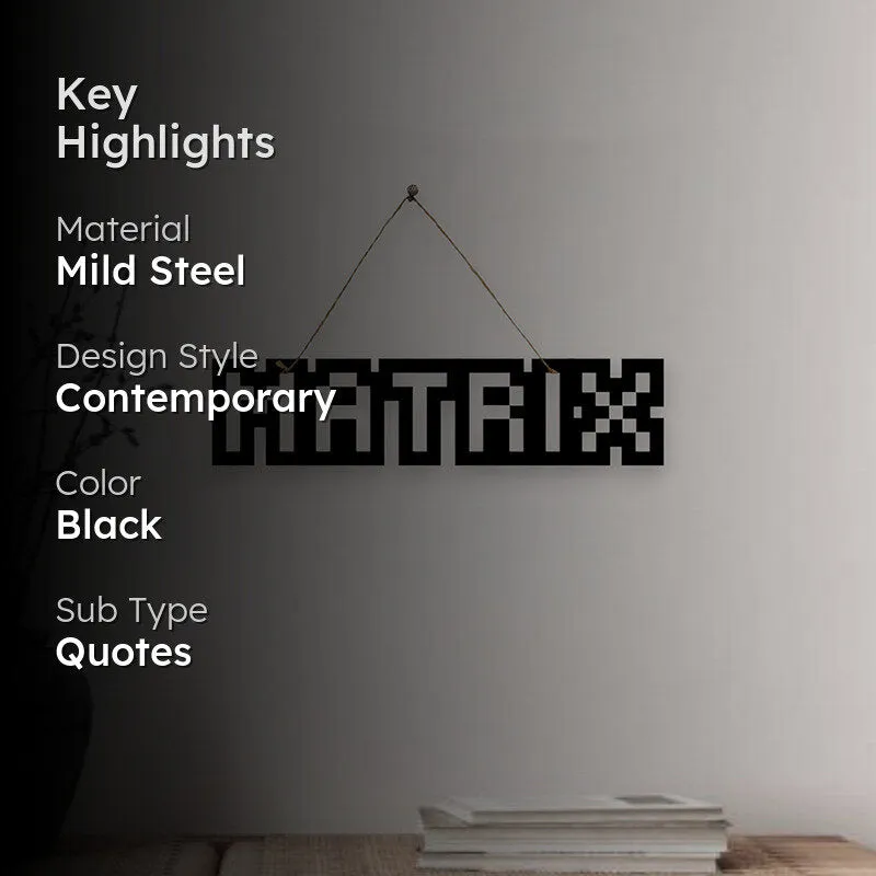 Matrix Mild Steel Wall Accent media 2