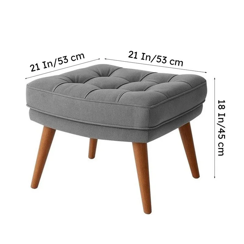 Cresvino Prime Ottoman - Grey media 7