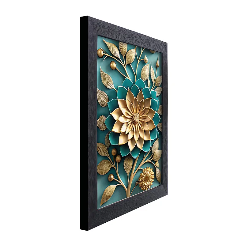 Flora Relief Wall Painting media 6