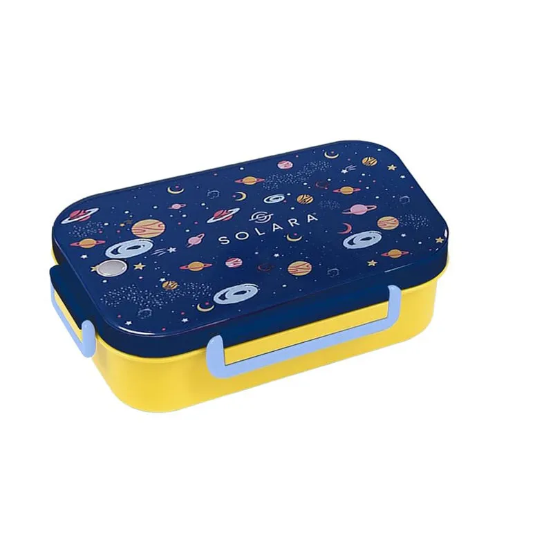 Solara Brewora Galaxy Lunch Box (Yellow,Blue) - 1000 ML media 4