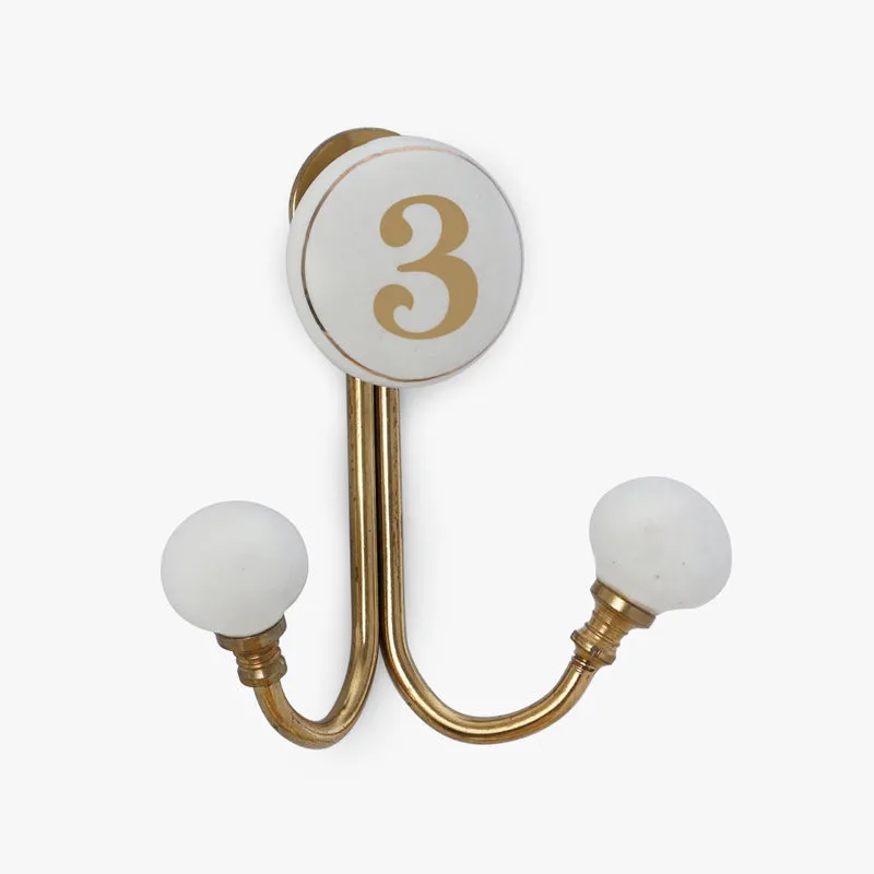Numerical 3 Filigree Wall Hook media 3