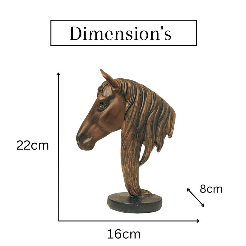 Stallion Head Showpiece media 3