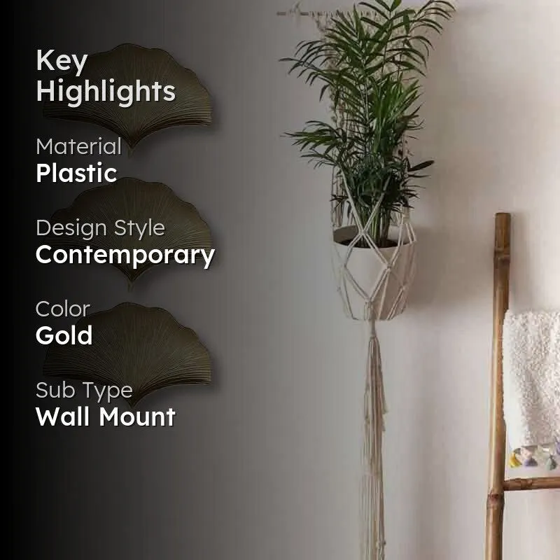 Shell Culture Plastic Wall Accent- Set Of Three media 2